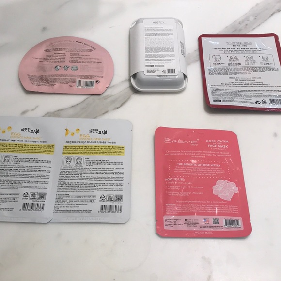 K-Beauty Sheet Masks (set of 6) - Picture 2 of 2